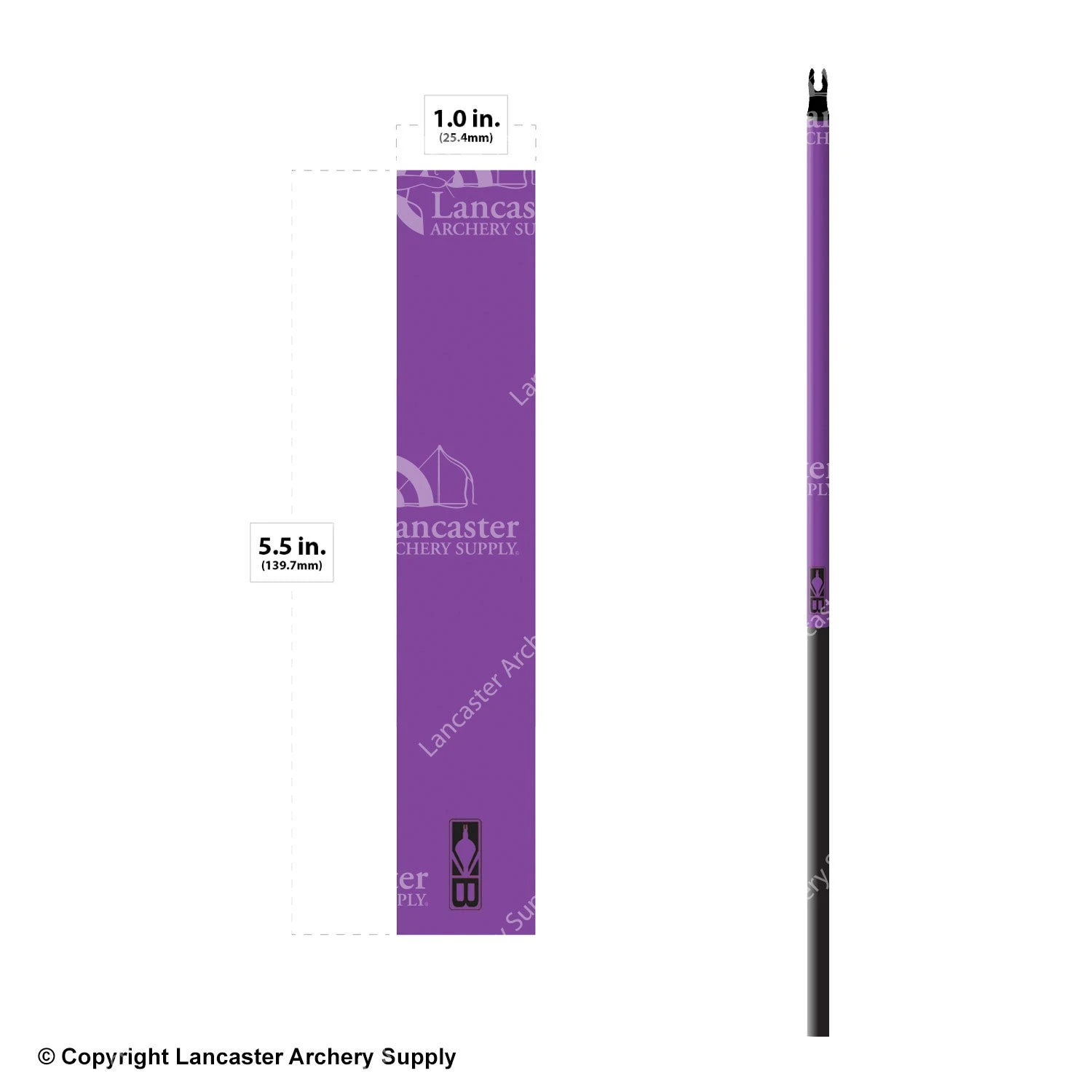 Bohning Solid Color Arrow Wraps 5.5" (Small 17/64) - Image 7