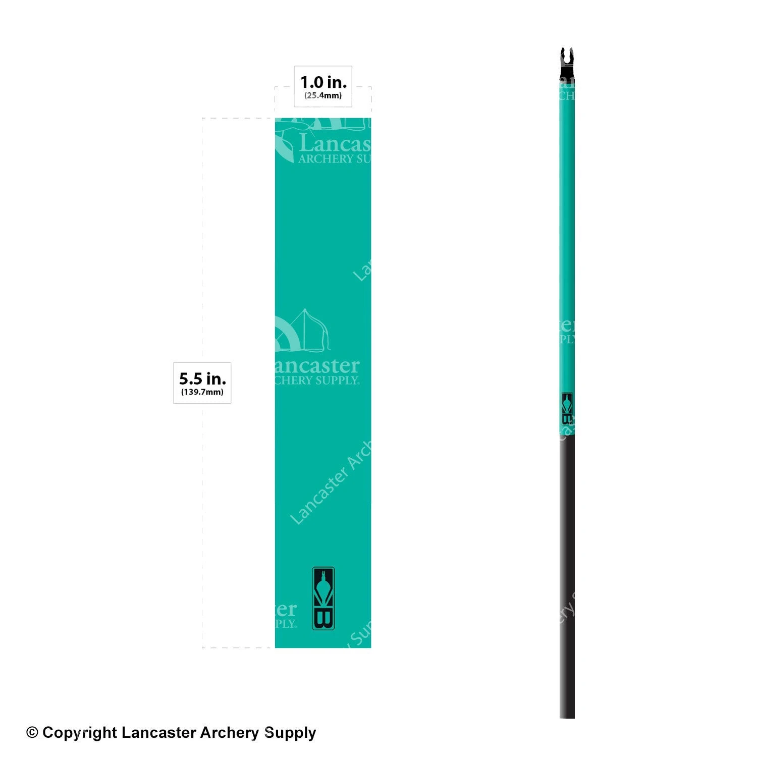 Bohning Solid Color Arrow Wraps 5.5" (Small 17/64) - Image 9
