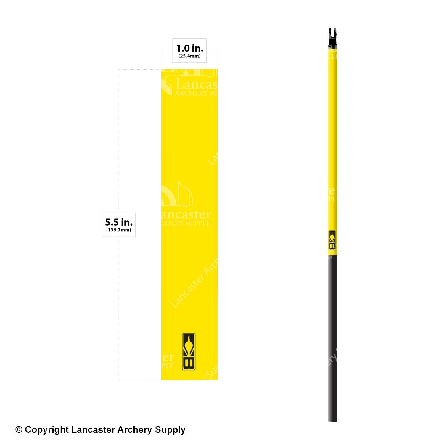 Bohning Solid Color Arrow Wraps 5.5" (Small 17/64) - Image 6