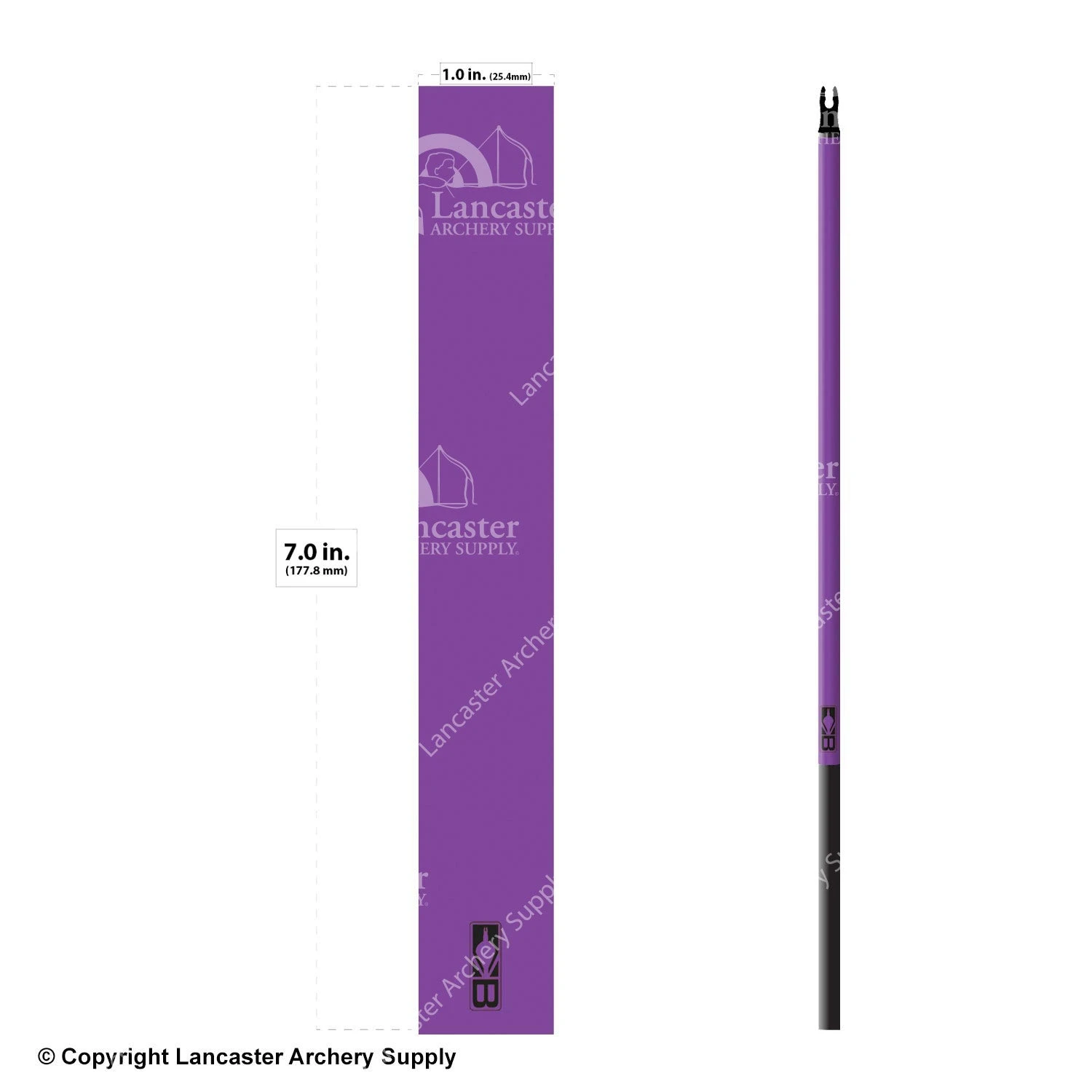 Bohning Solid Color Arrow Wraps 7" (Small 17/64) - Image 7