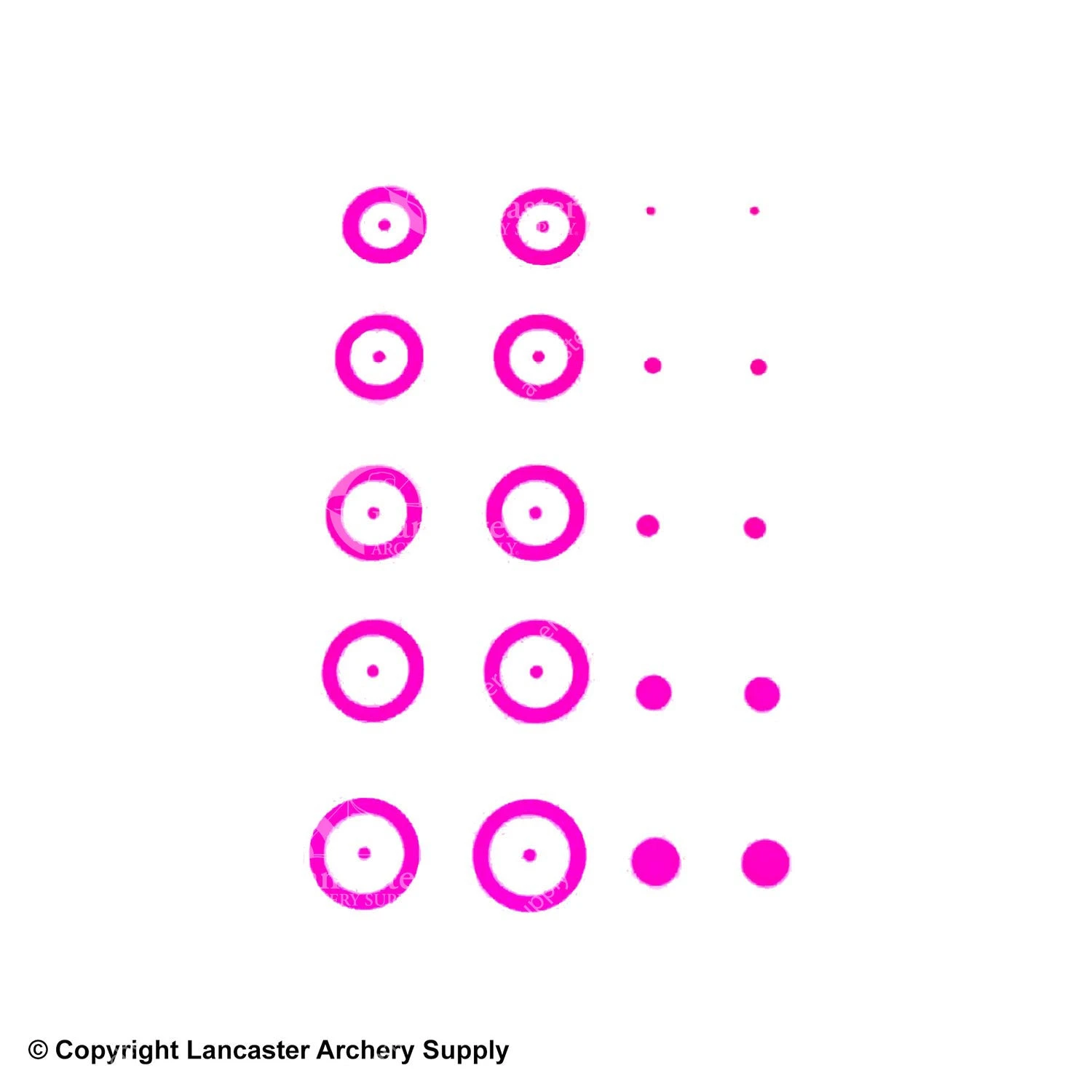 Gunstar Chubby Target Rub-On Aiming Reticles - Image 3
