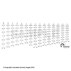 LAS Calibrated Sight Scale (Recurve)