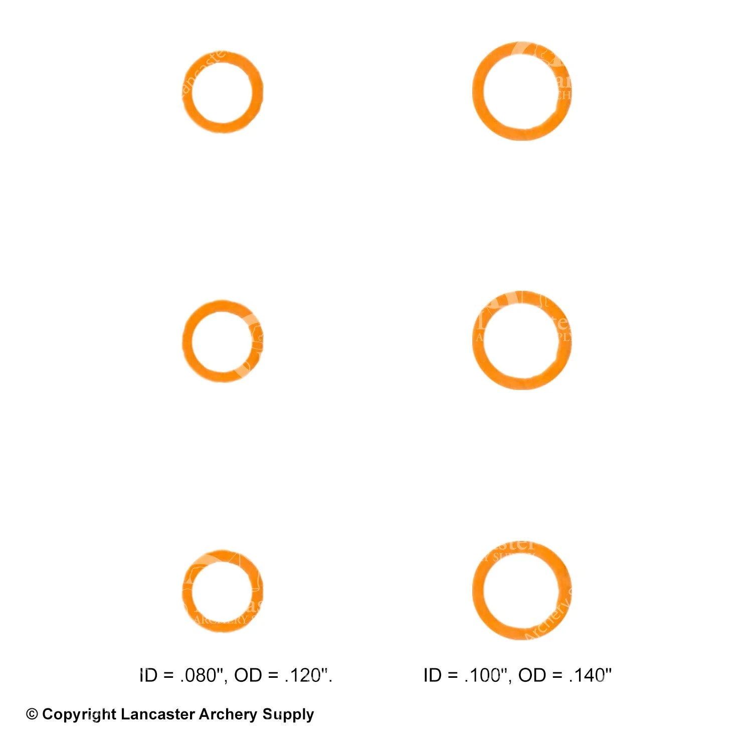 Precision Archery Reticles 3D Ring Lens Decals - Image 2