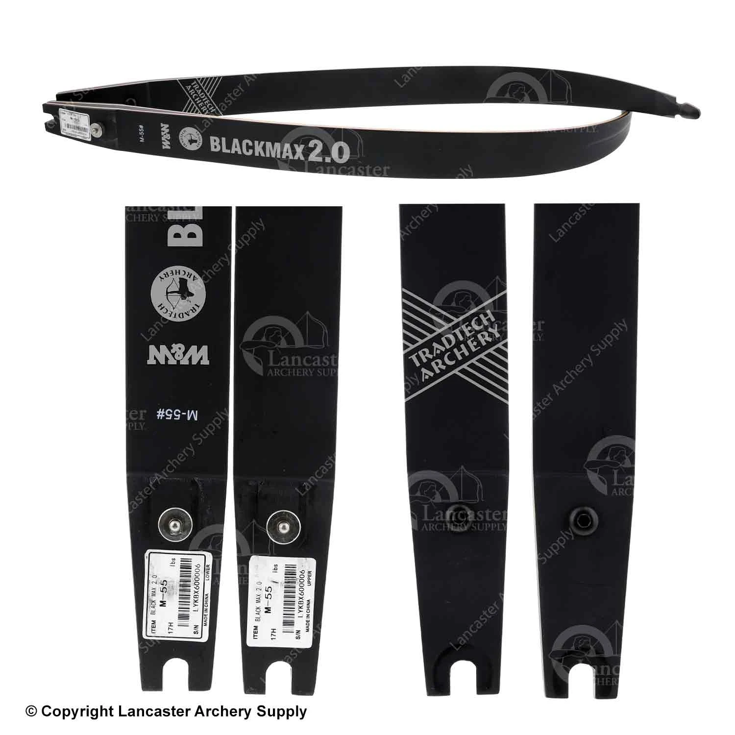 Tradtech Black Max 2.0 Wood Glass ILF Limbs (Open Box X1030098) - Image 2