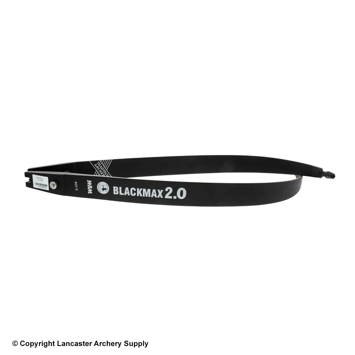 TradTech Black Max 2.0 Glass/Wood Recurve Limbs (Open Box X1030404)