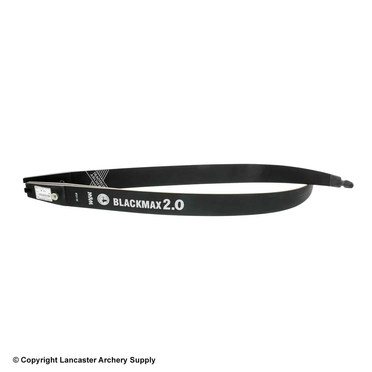 TradTech Black Max 2.0 Glass/Wood Recurve Limbs (Open Box X1031037)