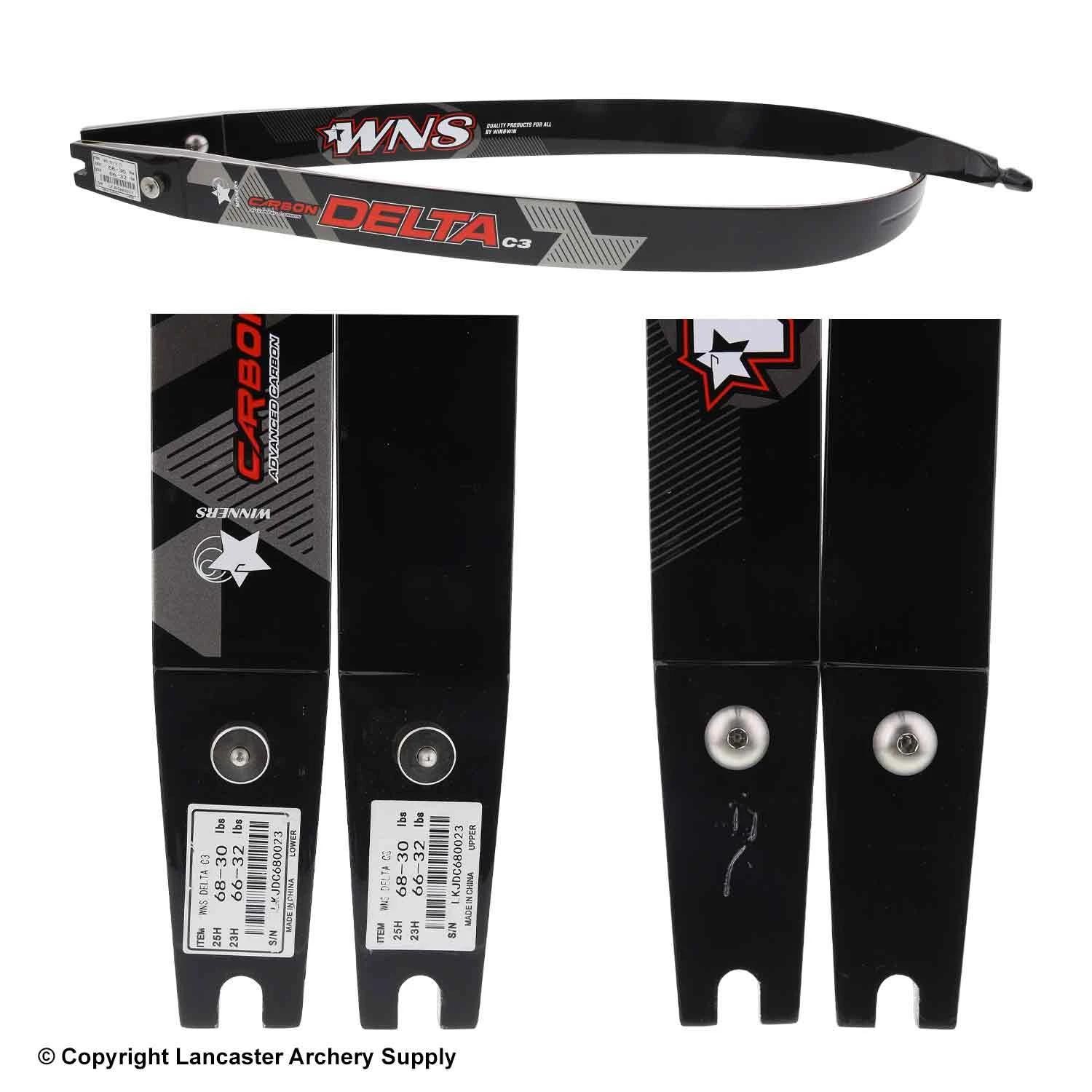 WNS Delta C3 Recurve Limbs (Open Box X1031248) - Image 2