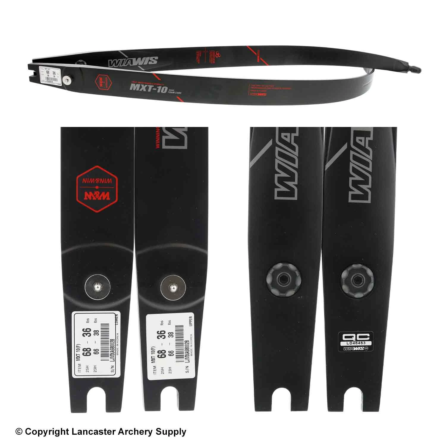 Win & Win MXT-10 ILF Recurve LImbs (Open Box X1031755) - Image 2