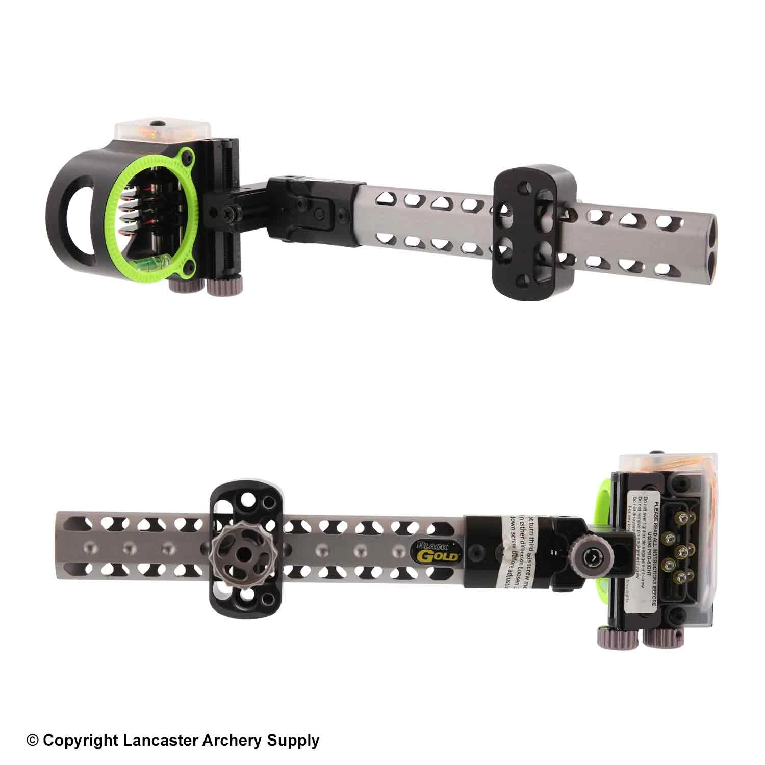 Black Gold Pro Fx Wing Truss Dovetail Bow Sight (Open Box X1032593) - Image 2